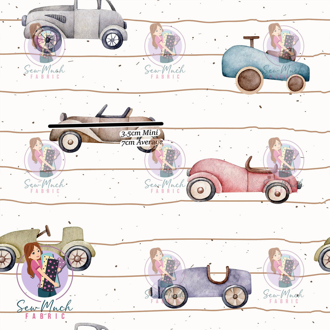 Vintage Cars | Woven | Retail | Average Scale