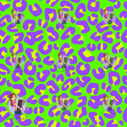 OCTOBER Pre-Order (2): Leopard Print (Green & Purple)
