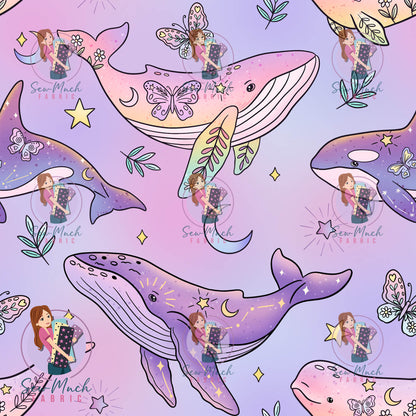 OCTOBER Pre-Order (2): Whales (Pink & Purple)