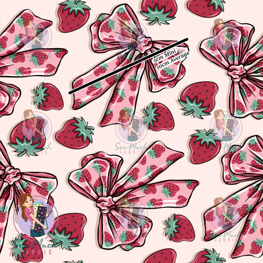 Bows & Strawberries | Woven | Retail | Average Scale