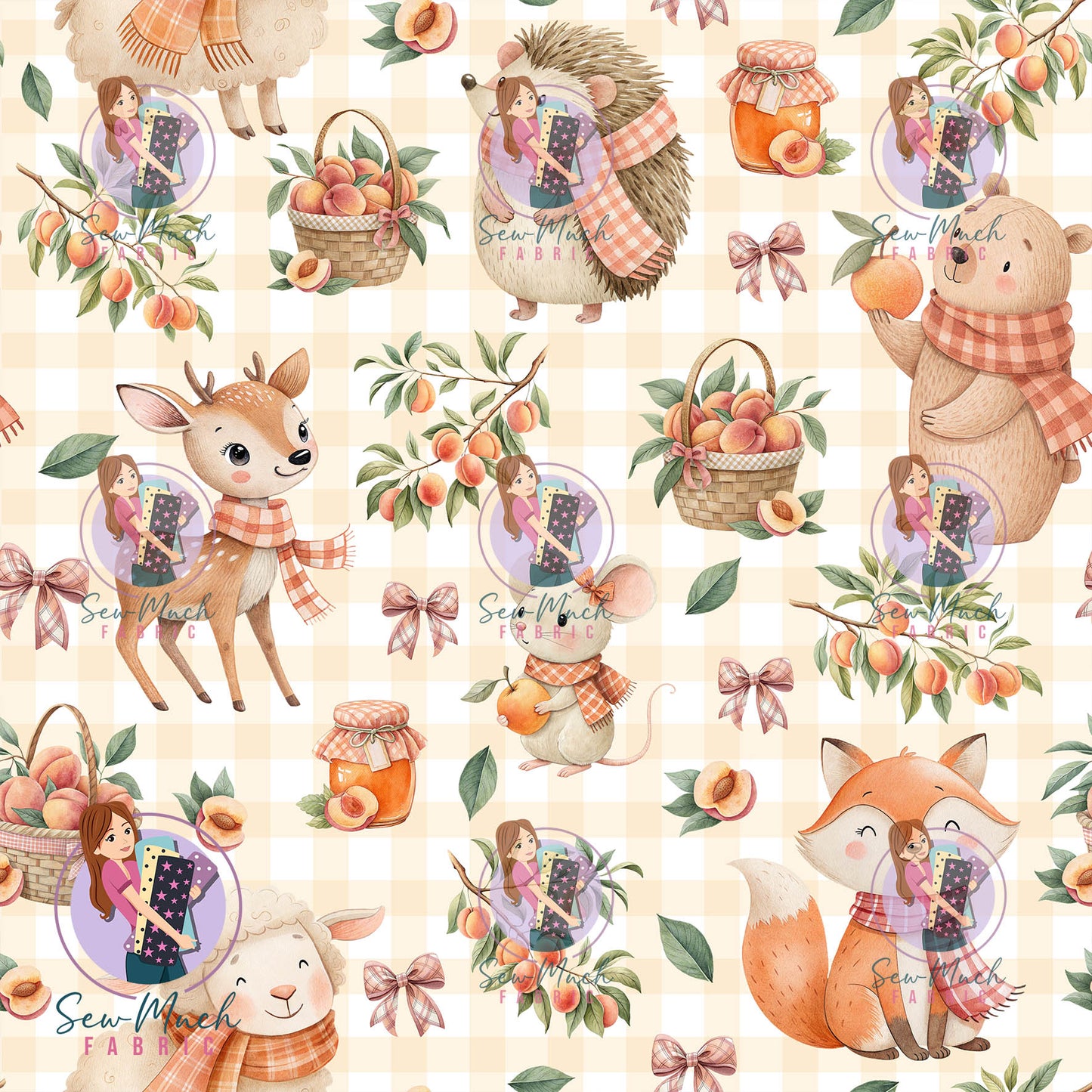 JULY Pre-Order (1): Peach Gingham