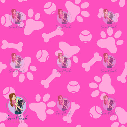 Paw Prints Pink | Pre-Order |