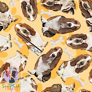Basset Hound | Woven | Retail | MINI SCALE