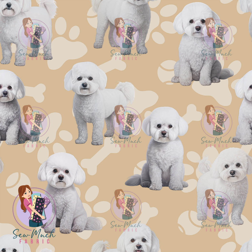 Bichon Frise Beige | Woven | Retail | Average Scale