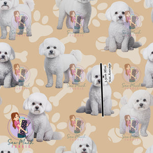 Bichon Frise Beige | Woven | Retail | Average Scale