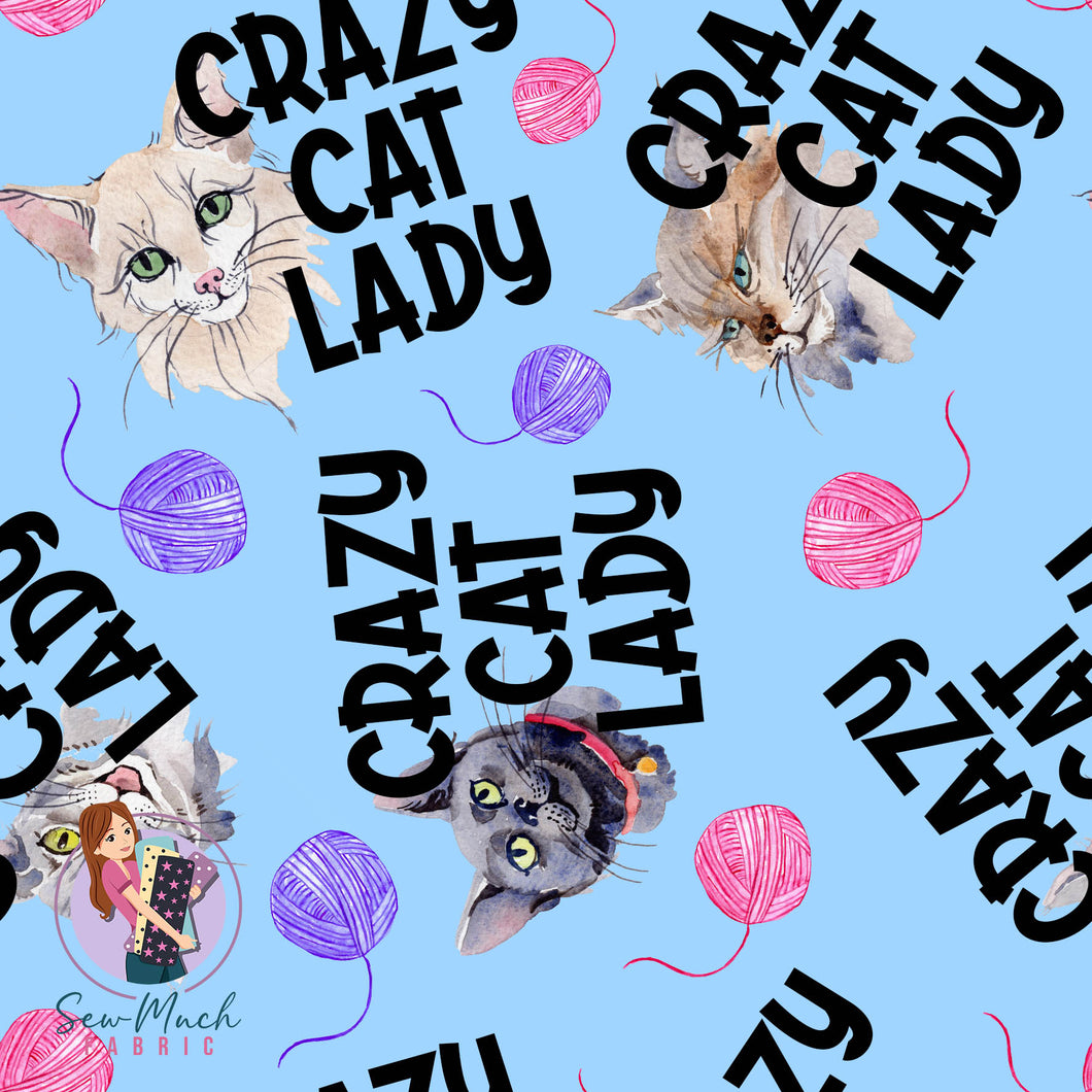 Crazy Cat Lady | Woven | Retail | Average Scale