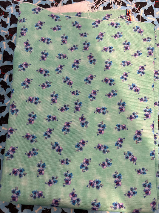 REMNANT: WATERPROOF CANVAS Cavalier Floral coordinate