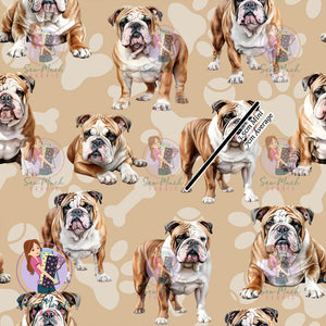 English Bulldog Beige | Woven | Retail | Average Scale