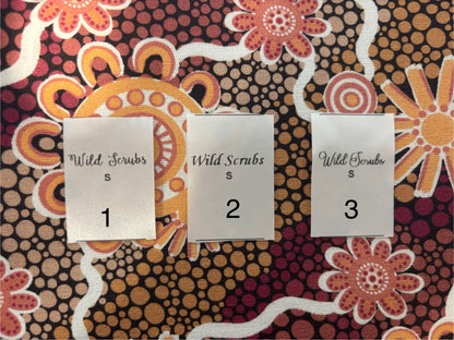 CUSTOM ORDER WILD SCRUBS (AMY)