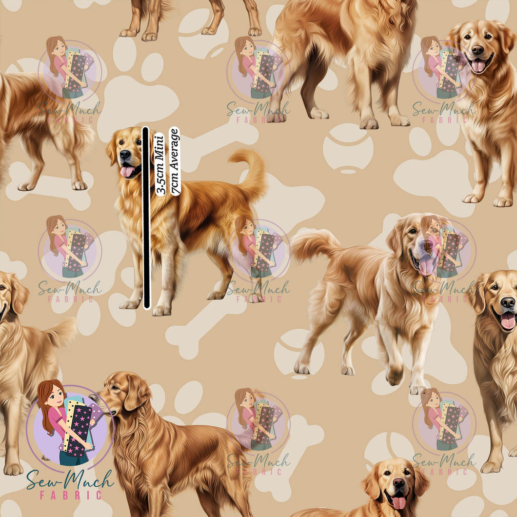 Golden Retriever Beige | Woven | Retail | Average Scale