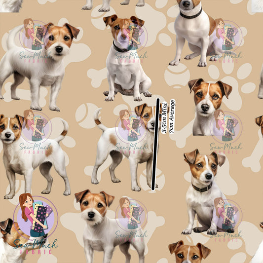 Jack Russell Beige | Woven | Retail | MINI Scale