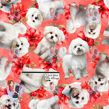 Load image into Gallery viewer, Maltese Floral | Woven | Retail | Average Scale
