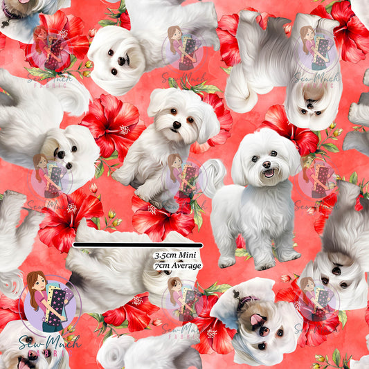 Maltese Floral | Woven | Retail | MINI Scale