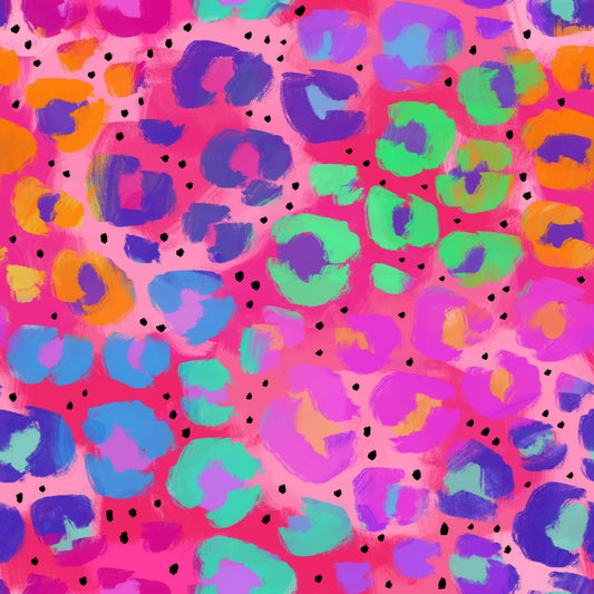 Rainbow Leopard | Canvas | Retail | Average Scale