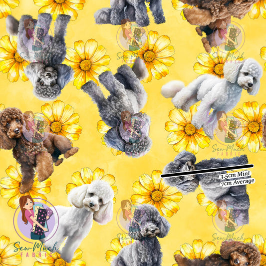 Poodle Floral | Woven | Retail | Average Scale
