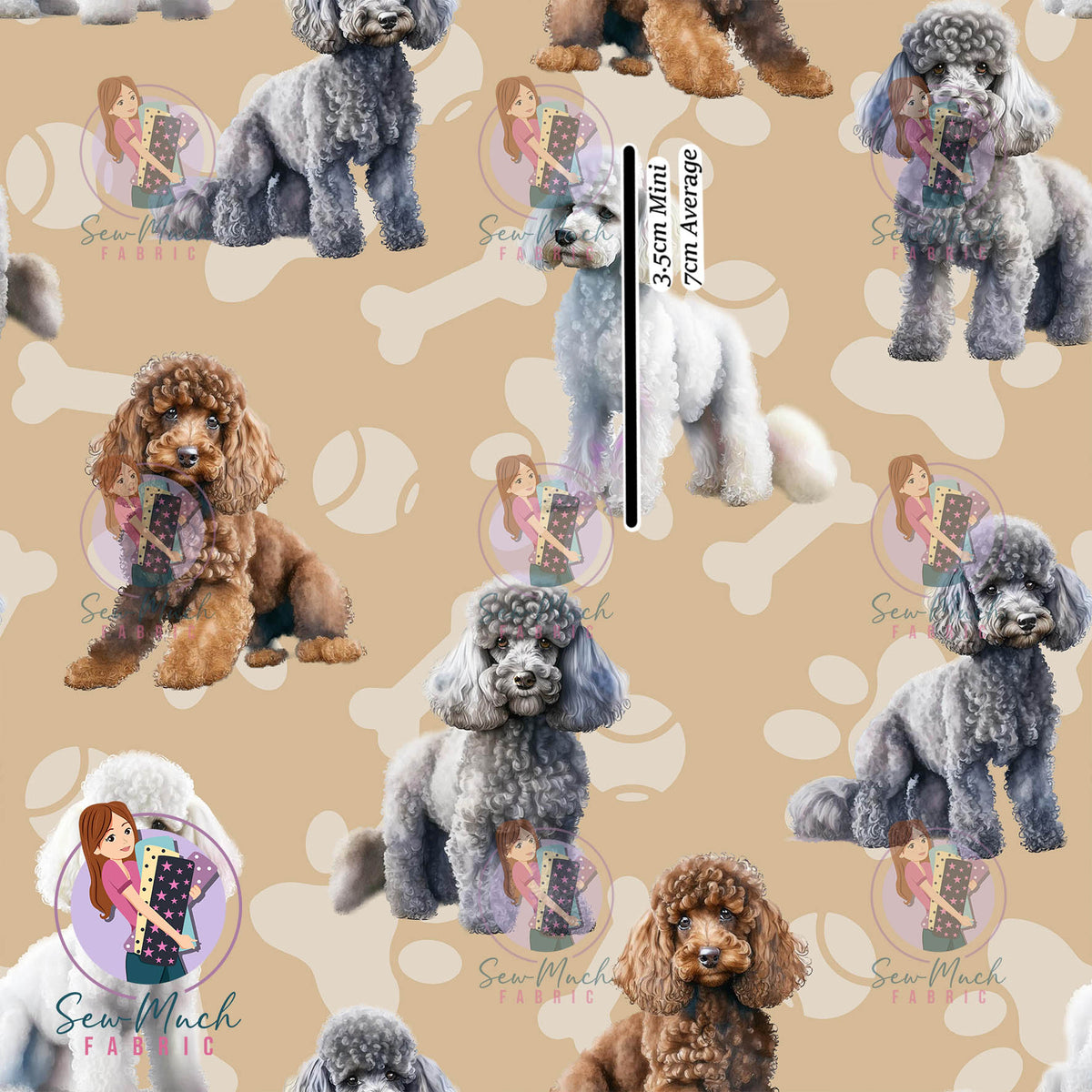 Poodle Beige | Woven | Retail | Average Scale