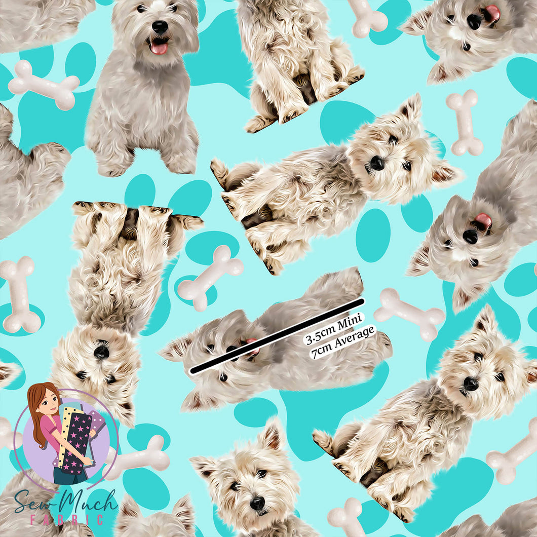 West Highland Terrier | Woven | Retail | Average Scale