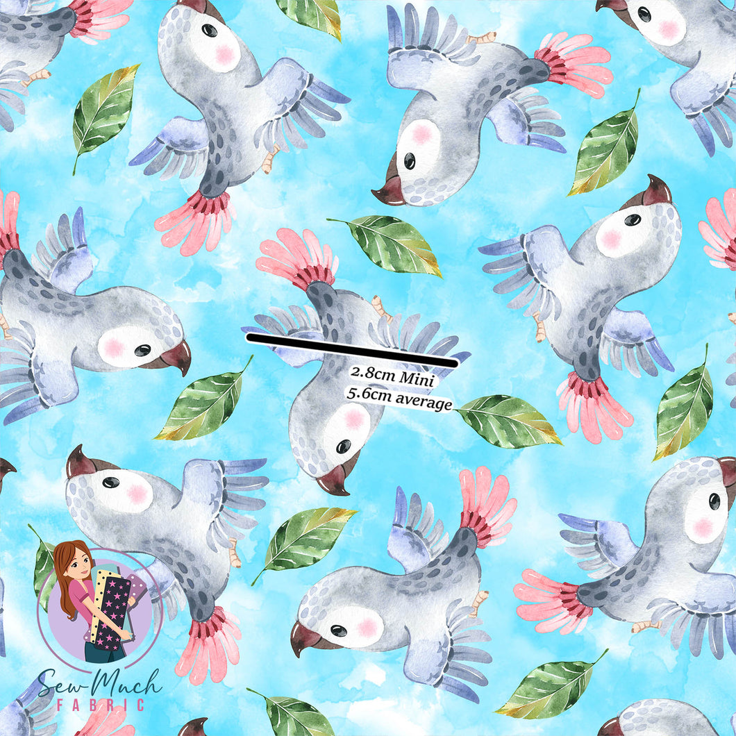 African Grey Parrot | Woven | Retail | Average Scale