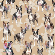 Load image into Gallery viewer, Boston Terrier Beige | Woven | Retail | Average Scale
