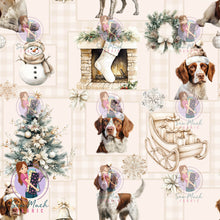 Load image into Gallery viewer, CHRISTMAS Pre-Order:  Brittany Spaniel Winter Wonderland
