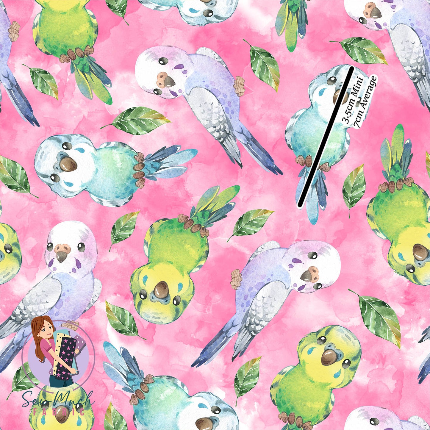 Budgie Pink | Woven | Retail | Average Scale