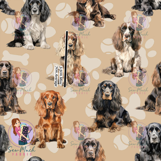 Cocker Spaniel Beige | Woven | Retail | Average Scale