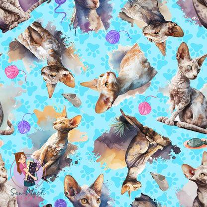 Cornish Rex | French Terry | Retail | Average scale