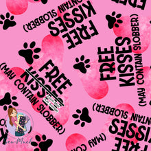 Load image into Gallery viewer, Free Kisses PINK | Woven | Retail | Average Scale
