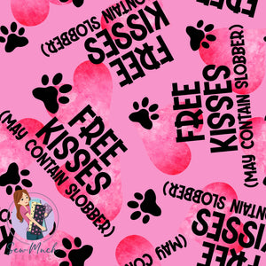 Free Kisses PINK | Woven | Retail | Average Scale