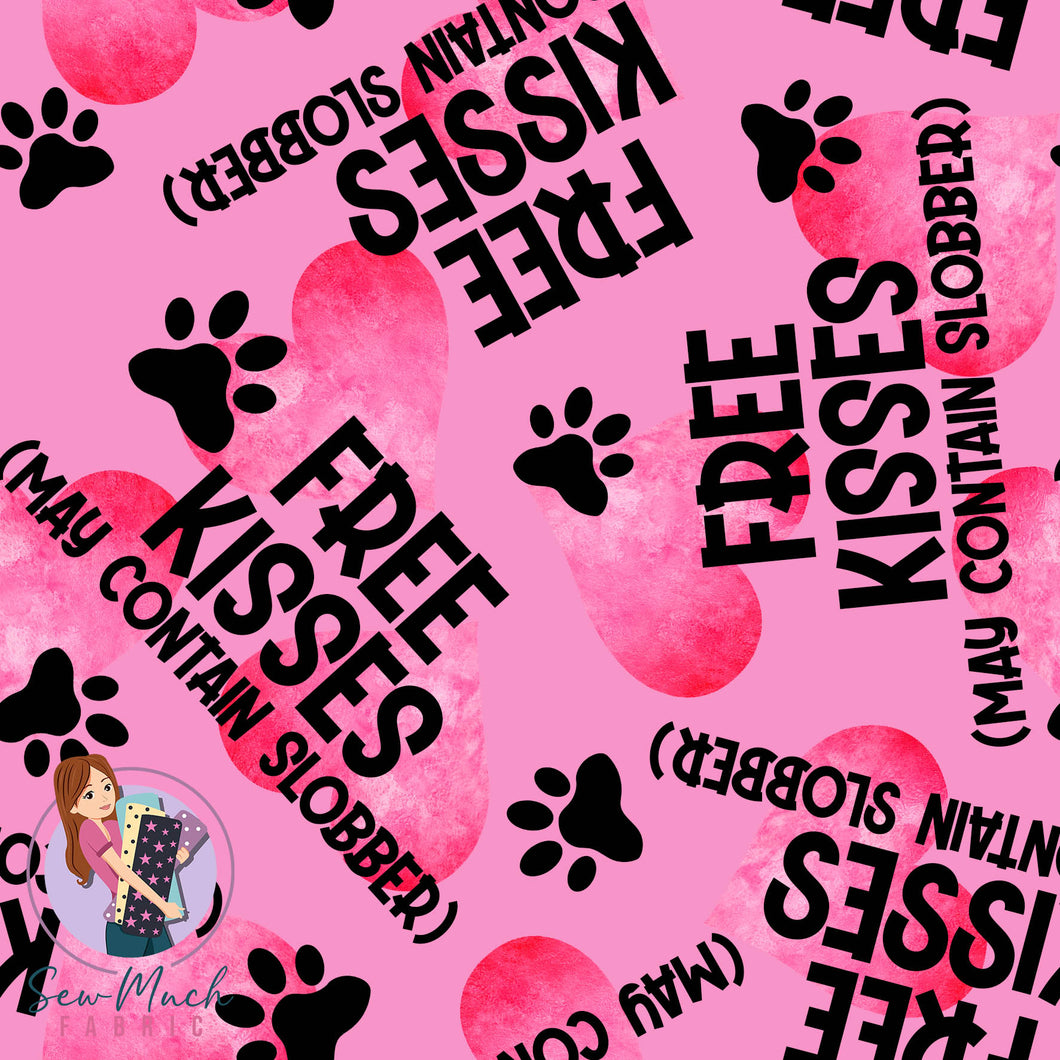Free Kisses PINK | Woven | Retail | Average Scale