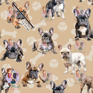 French Bulldog Beige | Woven | Retail | Average Scale