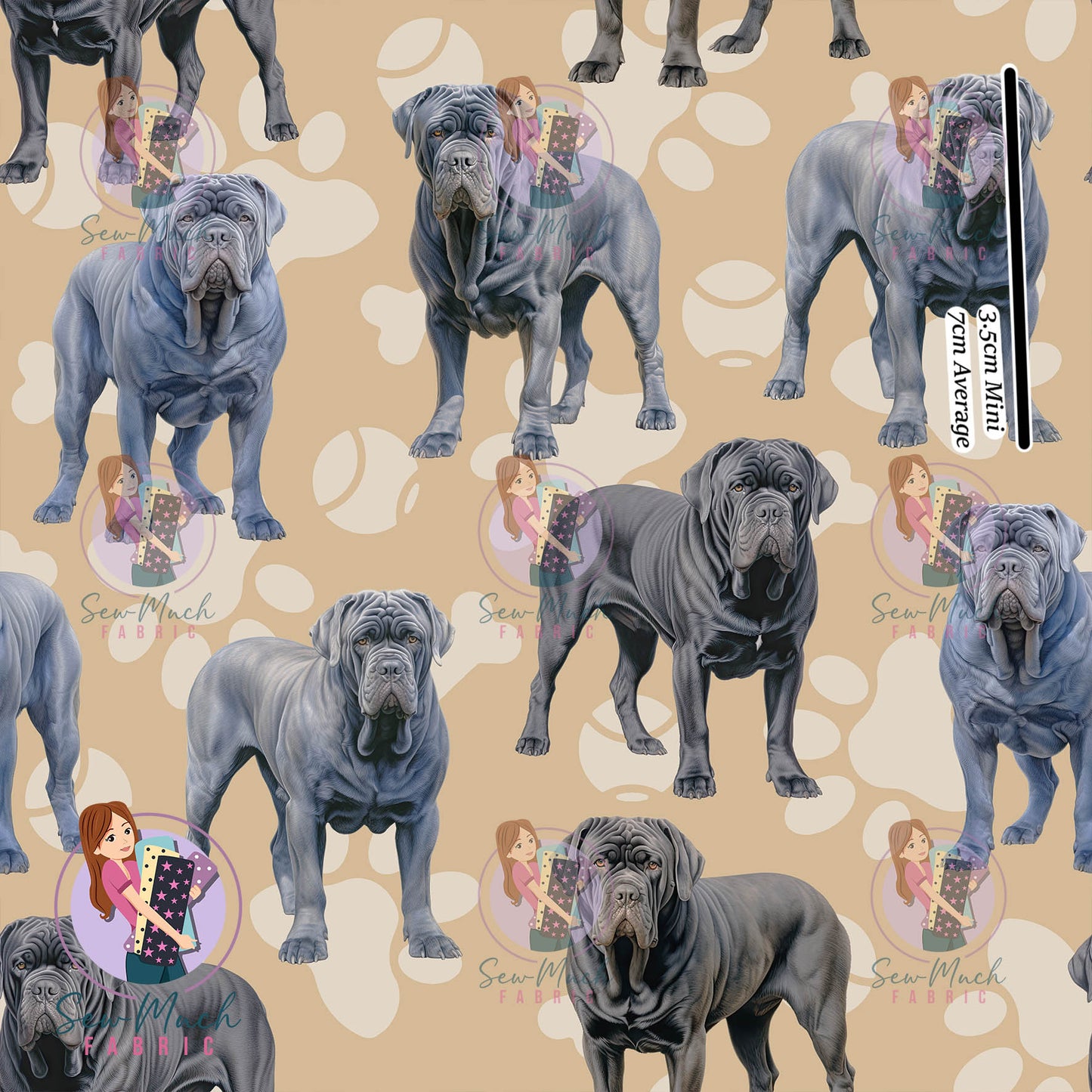 Neapolitan Mastiff | Woven | Retail | Average Scale
