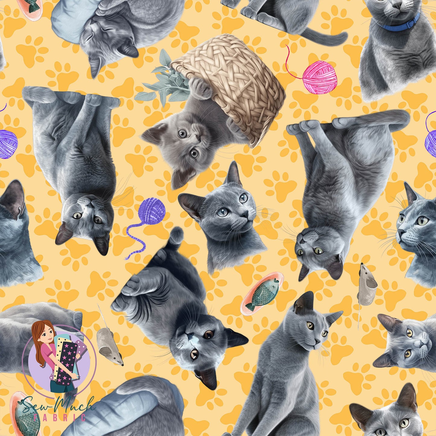 Russian Blue Cat | Pre-Order |