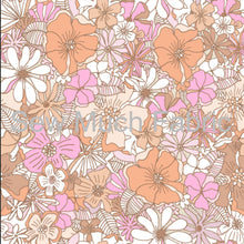 Load image into Gallery viewer, Vintage Orange and Pink Floral | Swim | Retail | Average Scale
