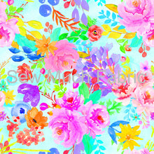 Load image into Gallery viewer, Bright Floral | Bamboo Lycra | Retail | Average Scale
