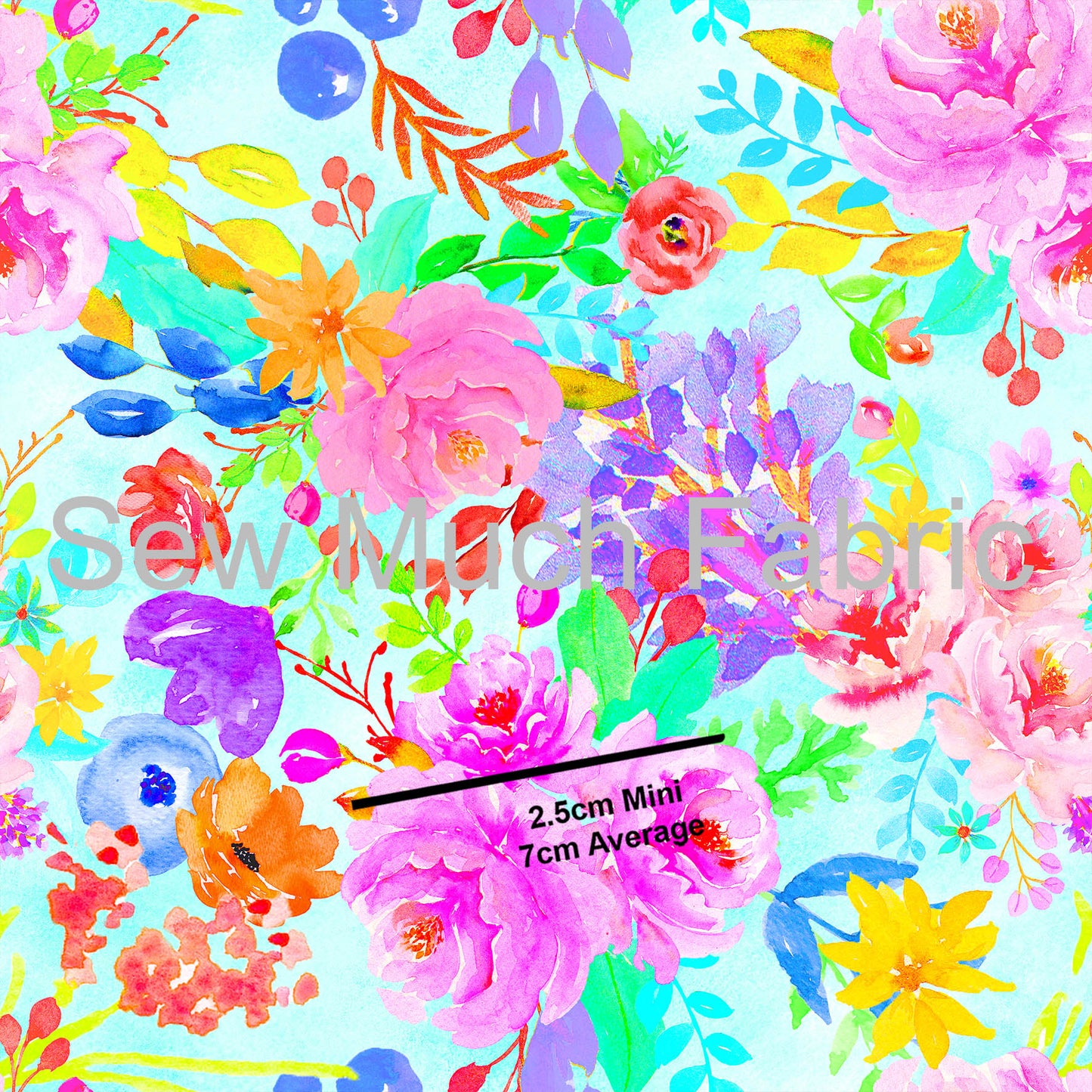 Bright Floral | Canvas | Retail | Average Scale
