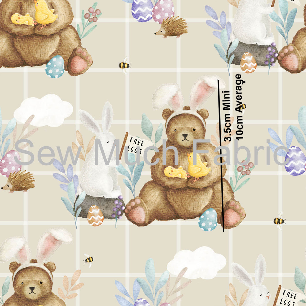 Bears and Bunny | French Terry | Retail | Average scale