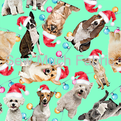 Christmas: Small Dogs | Bamboo Lycra 230GSM | Retail | Average Scale