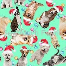 Load image into Gallery viewer, Christmas: Small Dogs | Bamboo Lycra 230GSM | Retail | Average Scale
