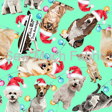 Load image into Gallery viewer, Christmas: Small Dogs | Bamboo Lycra 230GSM | Retail | Average Scale
