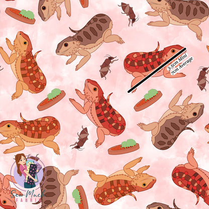 Bearded Dragon Lizard (Pink) | Pre-Order |
