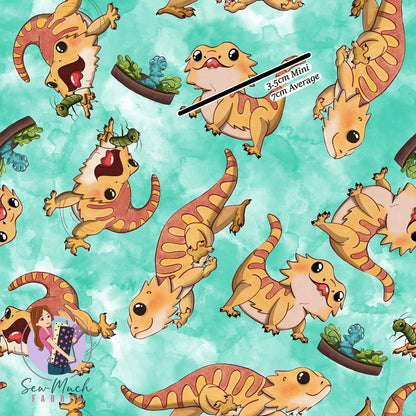 Cute Bearded Dragon Lizard (Green) | Pre-Order |