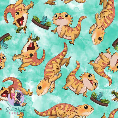 Cute Bearded Dragon Lizard (Green) | Pre-Order |