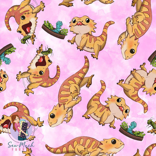 Cute Bearded Dragon Lizard (Pink) | Pre-Order |