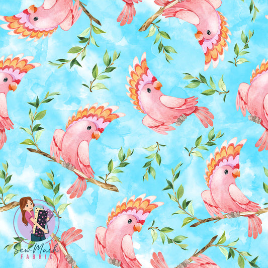 Pink Cockatoo (Blue) | Pre-Order |