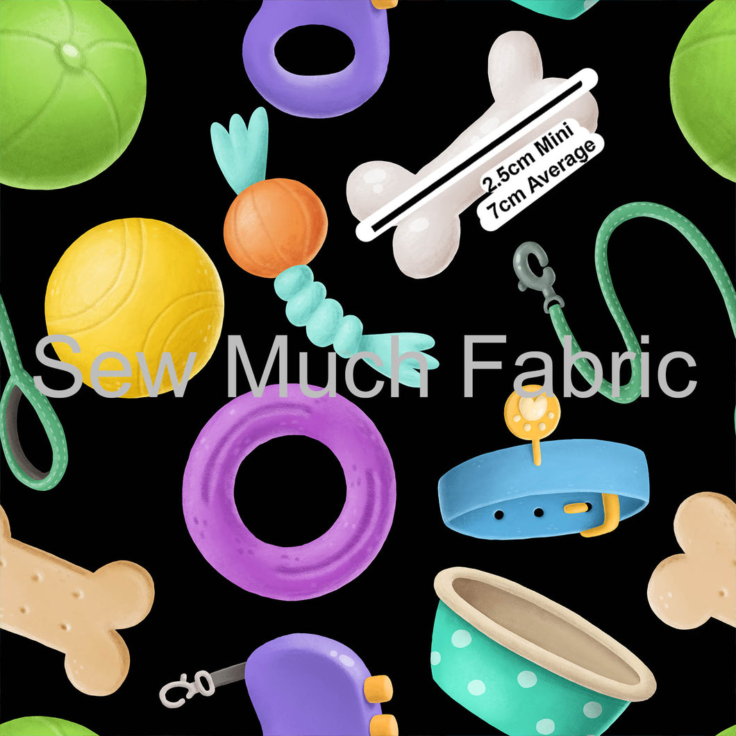 Dog Accessories and Toys (Black) | Woven | RETAIL | Average Scale